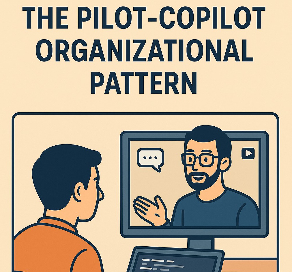 The pilot-copilot organizational pattern